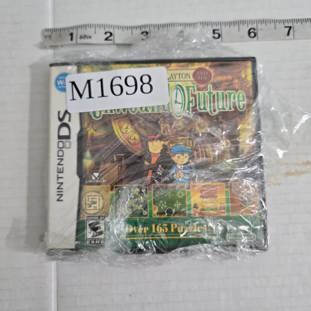 Professor Layton and the Unwound Future Nintendo DS 2010 CIB Complete Manual